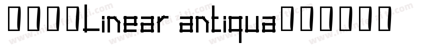 线性黑体Linear antiqua字体转换